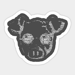 Blind Pig Logo wht Sticker